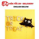 Bộ Chữ Treat Or Trick Treat Or Trick Foil Balloon Decoration BBHL32