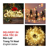 Đèn Led Trang Trí Giáng Sinh Nhiều Mẫu - Christmas Lights Decorations Multiple Designs BBNE79
