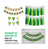 Dây Cờ Trang Trí Lễ Hội Patrick's Day Nhiều Mẫu - Multiple Designs of St. Patrick's Day Buntings For Decorations PTD02