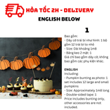 Dây Cờ Bí Trang Trí Lễ Phục Sinh Pumpkin Bunting For Thanksgiving Decoration TGV04