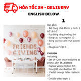 Bộ Bóng Trang Trí Lễ Tạ Ơn Thanksgiving Decoration Balloon Set TGV06