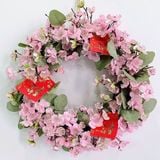 Vòng hoa trang trí Tết - Wreath for Tet pktet63
