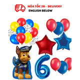 Bộ Bóng Sinh Nhật Chó Cứu Hộ Chase Paw Patrol Balloon Set CCH38