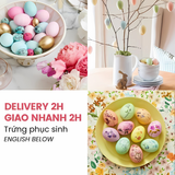 Bộ Trứng Phục Sinh Trang Trí Nhiều Màu Multiple Sizes Easter Eggs Set LPS23
