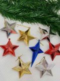 Ngôi Sao Trang Trí Noel 5 Cánh Nhỏ Bằng Nhựa Nhiều Màu PKNsao03