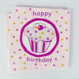 Khăn giấy ăn cupcake hồng 10c/gói
