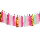 Bộ tassel - DIY tissue paper tassel garland - 4.2m