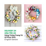 Vòng Trứng Treo Lễ Phục Sinh Nhiều Mẫu - Colorful Easter Wreaths Eggs LPS16