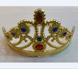 Vương miện vàng nhựa mềm - Plastic gold tiara