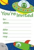 Thiệp mời Astronaut Invitation Card ivtc 54