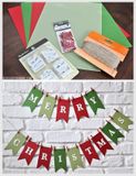 Dây cờ Merry Christmas banner dcxm22