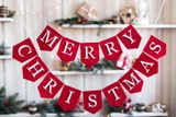 Dây cờ Merry Christmas banner dcxm23