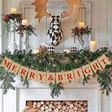 Dây cờ Merry and Bright banner dcxm32