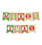Dây cờ Merry Xmas banner dcxm36
