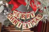 Dây cờ Merry Christmas banner dcxm39