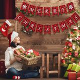 Dây cờ Merry Christmas banner dcxm41