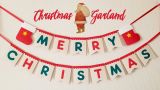Dây cờ Merry Christmas banner dcxm45