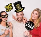 Photo props Happy New Year 5 pieces cbhe51