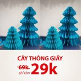 Cây thông giấy trang trí giáng sinh - Paper Christmas tree dcxm46