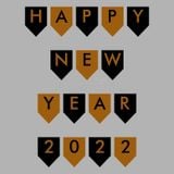 Dây cờ Happy New Year banner dcny04