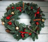 Vòng nguyệt quế Giáng Sinh  - Xmas wreath vnq20