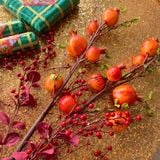 1 cành lựu giả trang trí Tết - Tet holiday decoration pktet25