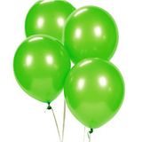 Set 10 bóng xanh lá nhũ - Green pearl  balloon bbcs09