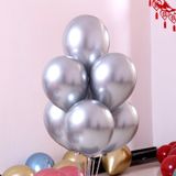 Set 5 bóng chrome màu bạc - Sliver chrome balloon bbcs01