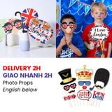 Bộ phụ kiện chụp hình ngày Quốc Khánh Anh Photo Props nhiều mẫu qka02