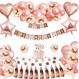 Bộ Bóng Trang Trí Ngày Quốc Tế Thiếu Nhi 1-6 Balloon Combo HAPPY CHILDREN'S DAY Màu Hồng QTTN04