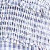  Đầm caro 2 dây smocking 