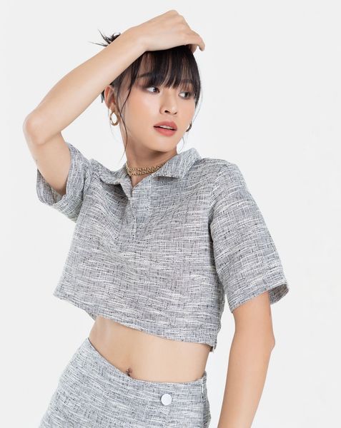 Áo croptop tweed JNAKI001