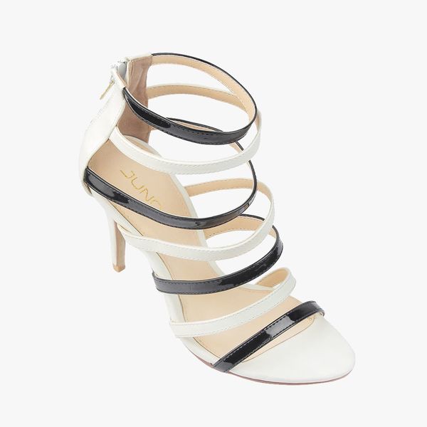 Giày Sandal 9cm quai ngang gót nhọn cá tính SD09016