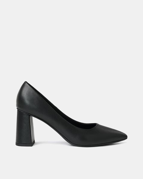 Giày Cao Gót Pump Gót Trụ Mũi Nhọn