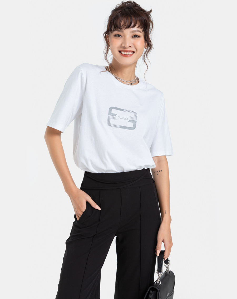 Quần dài dáng suông bảng lưng thắt dây nơ - Image 3