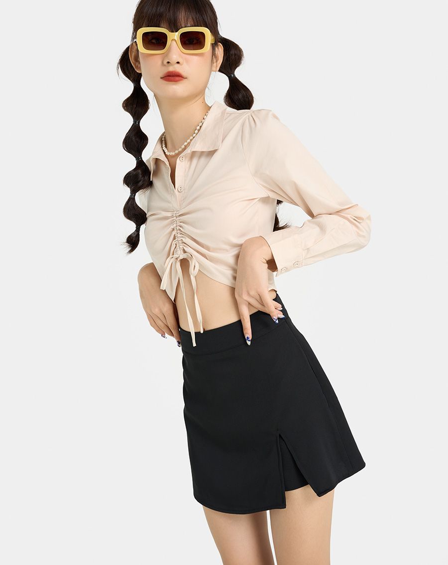 Quần váy mini cutout