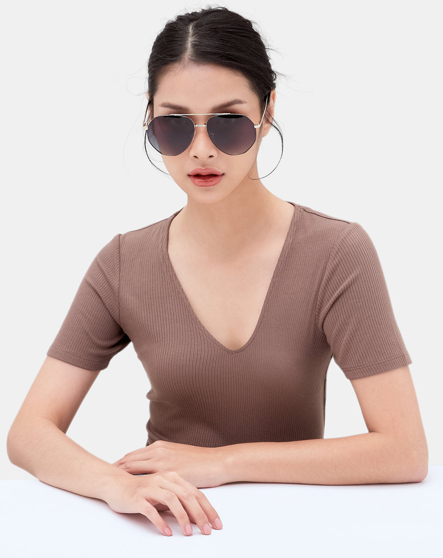Mắt kính avator kim loại - Image 3