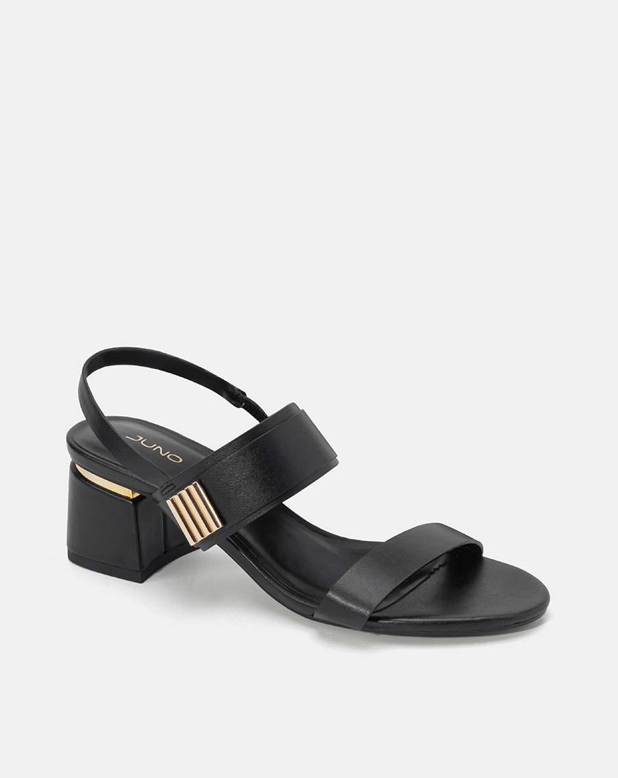 Giày sandal quai ngang khóa trang trí - Image 6