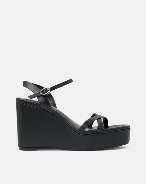 Giày Sandal Đế Xuồng Quai Chéo