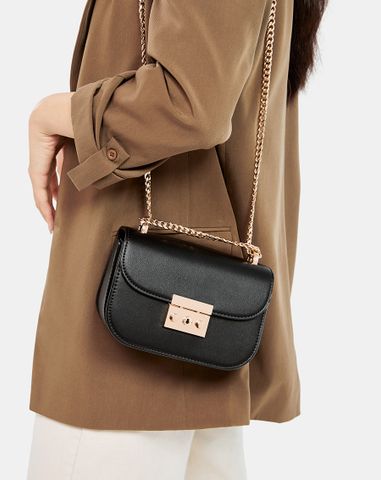  Túi Xách Nhỏ Phối Khoá Tối Giản 