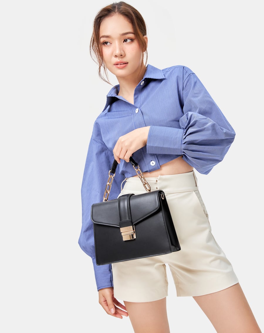Túi xách trung bukcle khoá trượt - Image 2