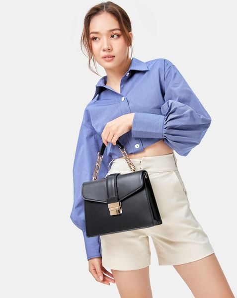  Túi xách trung bukcle khoá trượt 