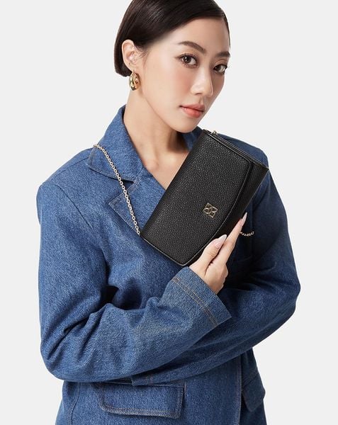  Ví Dài Có Dây Đeo Trang Trí Logo Cách Điệu 