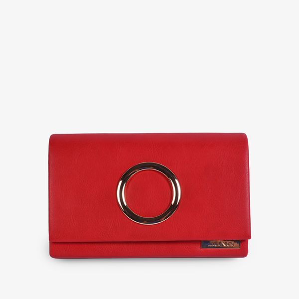 Clutch cầm tay khoá tròn kim loại TXN077