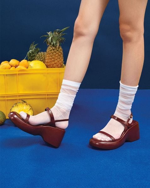  Giày Sandal Đế Xuồng Basic 