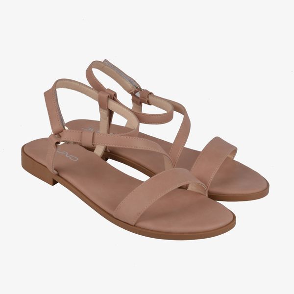 Giày Sandal bệt quai chéo cách điệu SD01036