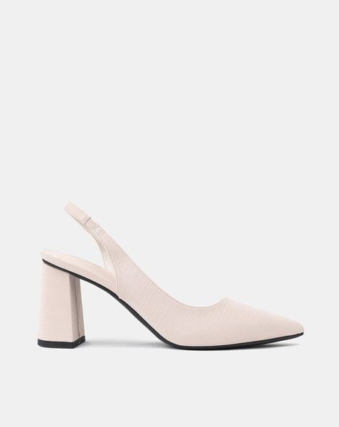 Giày Cao Gót Slingback Hở