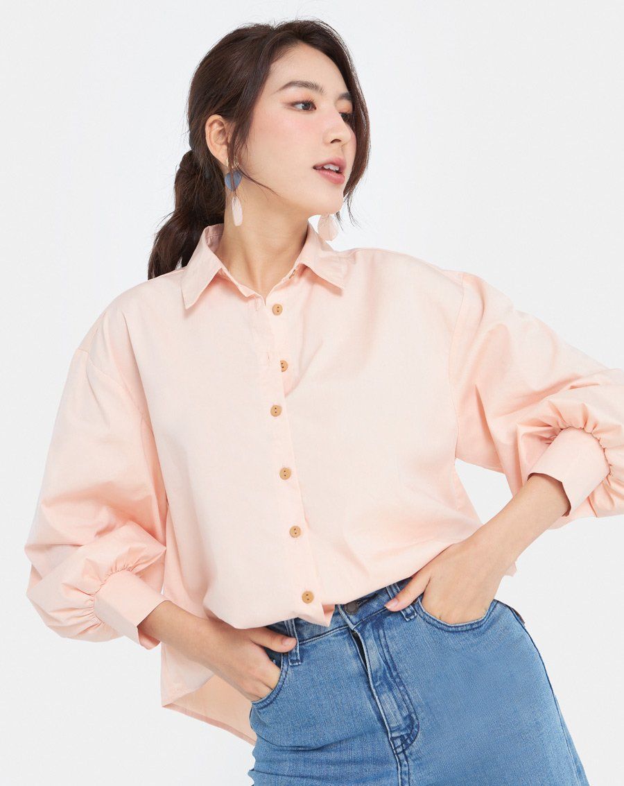 Cập nhật 79 áo sơ mi tay phồng tuyệt vời nhất  trieuson5