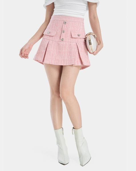  Chân Váy Mini Xếp Ly 