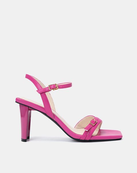 Giày Sandal Dây Mảnh Gót Cong